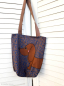 Preview: Cherry Picking Bags - Panel für 2 Taschenbeutel mit coolem Muster - Dackel & Rollschuhe